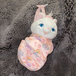 Disney Babies Aristocats Marie Plush Pink Blanket Pouch Swaddle Plush Toy